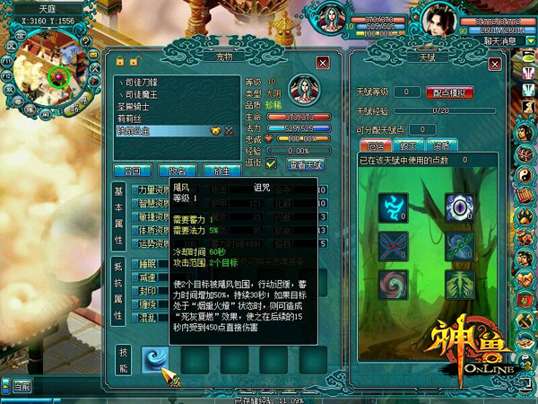 神兽宠物技能
